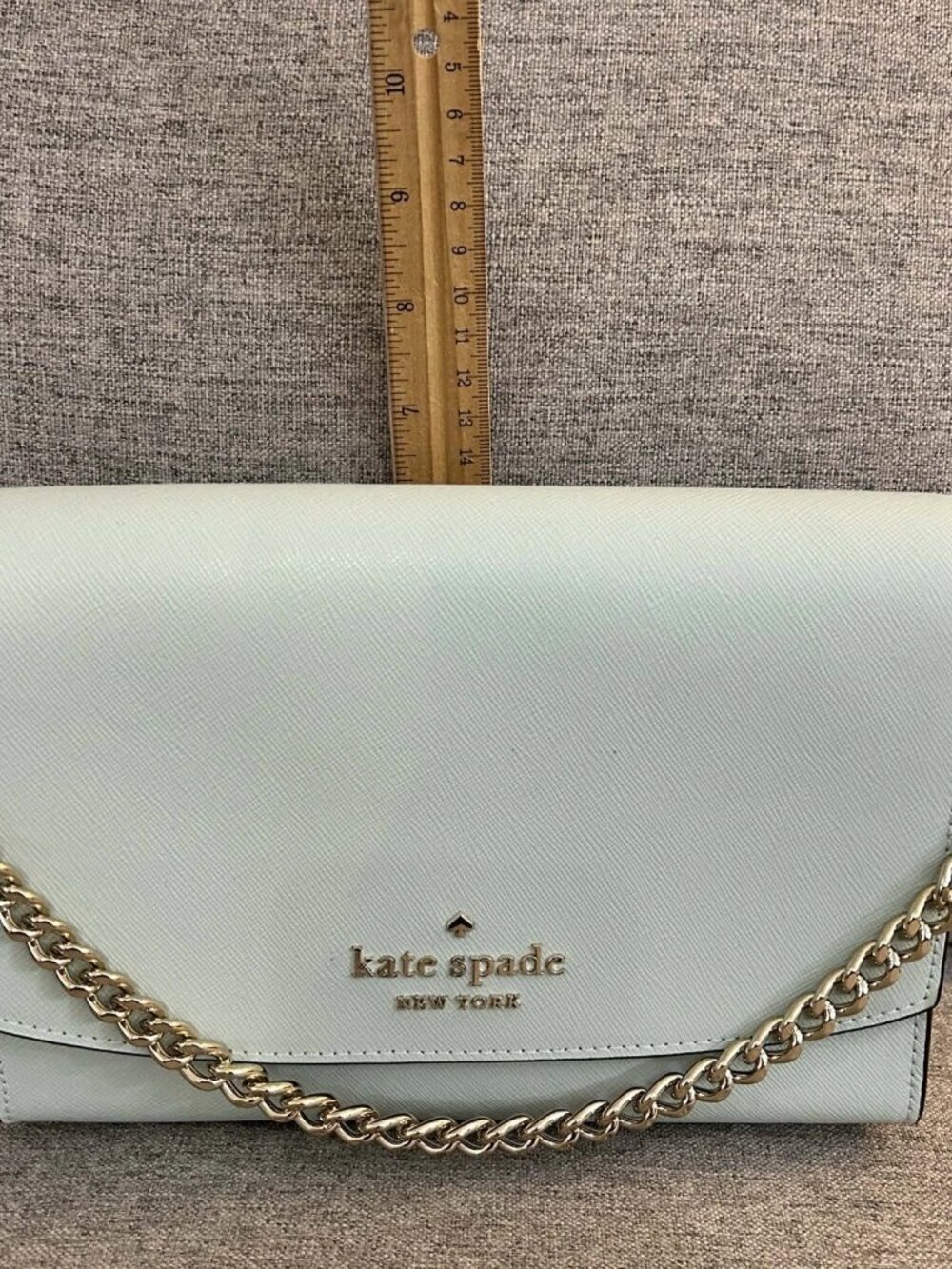 Kate Spade New York Carson Convertible Crossbody Clutch Bag - Aqua Blue - Picture 4 of 10